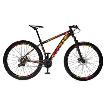 Bicicleta Krw Sx37 Aro 29 Susp. Dianteira 21 Marchas - Amarelo/vermelho