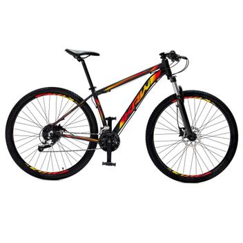 Bicicleta Krw Sx41 Disc H Aro 29 Susp. Dianteira 27 Marchas - Amarelo/vermelho