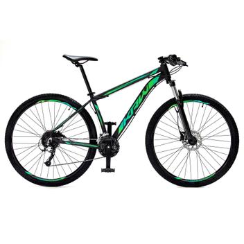 Bicicleta Krw Sx41 Disc H Aro 29 Susp. Dianteira 27 Marchas - Preto/verde