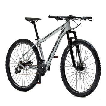 Bicicleta Krw Sx1 Aro 29 Susp. Dianteira 24 Marchas - Prata/preto