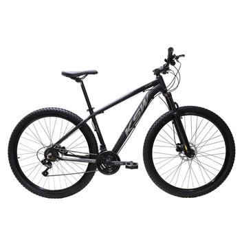 Bicicleta Ksw Xlt Disc H Aro 29 Susp. Dianteira 21 Marchas - Prata/preto
