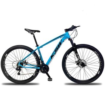 Bicicleta Ksw Xlt 100 Disc H Aro 29 Susp. Dianteira 24 Marchas - Azul/preto