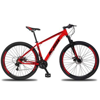 Bicicleta Ksw Xlt 100 Disc M Aro 29 Susp. Dianteira 24 Marchas - Vermelho/preto