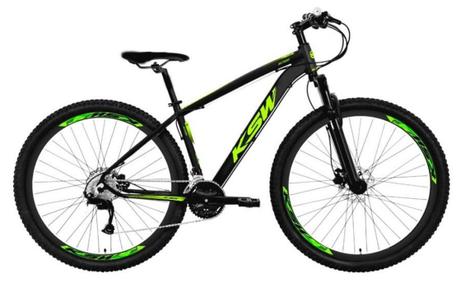 Bicicleta Ksw Xlt Disc H Aro 29 Susp. Dianteira 21 Marchas - Verde