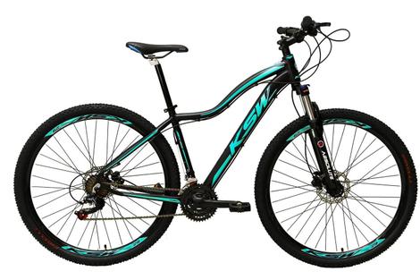 Bicicleta Ksw Mwza Disc M Aro 29 Susp. Dianteira 24 Marchas - Preto/azul