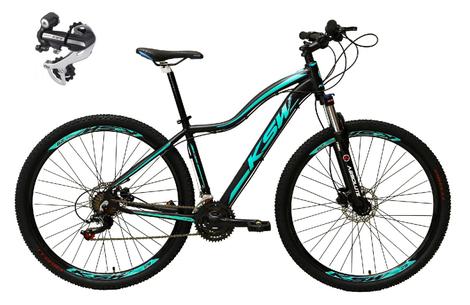 Bicicleta Ksw Mwza Disc M Aro 29 Susp. Dianteira 24 Marchas - Preto/azul