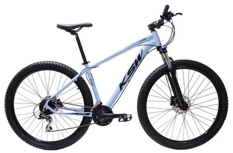 Bicicleta Ksw Xlt Disc H Aro 29 Susp. Dianteira 24 Marchas - Azul
