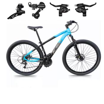 Bicicleta Ksw Xlt 100 Disc M Aro 29 Susp. Dianteira 24 Marchas - Preto/azul