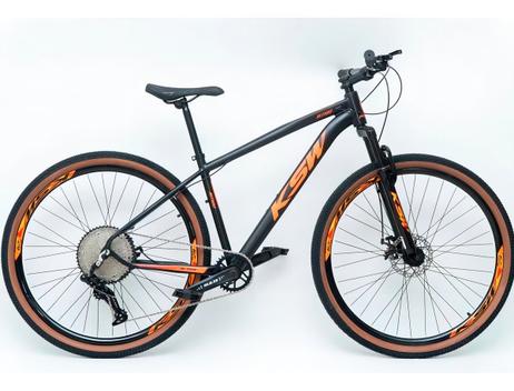 Bicicleta Ksw Xlt Disc M Aro 29 Susp. Dianteira 12 Marchas - Preto/laranja