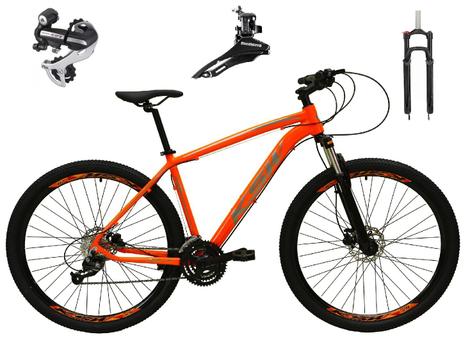 Bicicleta Ksw Xlt Disc M Aro 29 Susp. Dianteira 24 Marchas - Laranja