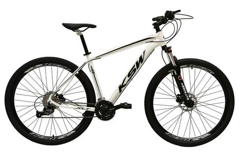 Bicicleta Ksw Ltx Disc H Aro 29 Susp. Dianteira 27 Marchas - Branco