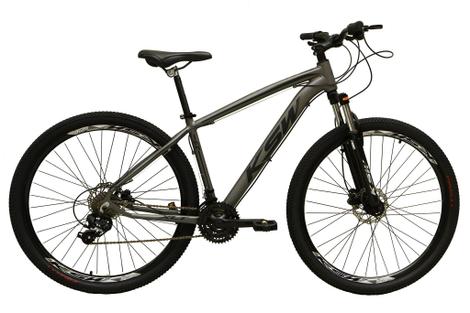 Bicicleta Ksw Xlt Disc H Aro 29 Susp. Dianteira 27 Marchas - Grafite/preto