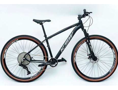 Bicicleta Ksw Xlt Disc M Aro 29 Susp. Dianteira 12 Marchas - Preto/prata