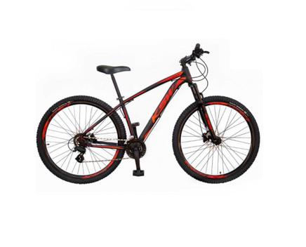 Bicicleta Ksw Xlt Disc M Aro 29 Susp. Dianteira 27 Marchas - Preto/laranja/vermelho