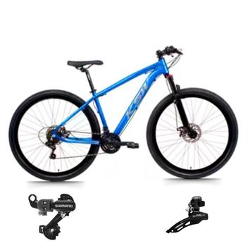Bicicleta Ksw Xlt Disc M Aro 29 Susp. Dianteira 21 Marchas - Azul/prata