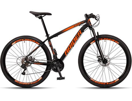 Bicicleta Raider Z3x Disc M Aro 29 Susp. Dianteira 24 Marchas - Preto/laranja