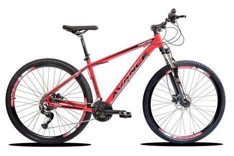 Bicicleta Avance Bike Inception Disc H Aro 29 Susp. Dianteira 27 Marchas - Vermelho