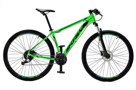 Bicicleta Krw S5 Disc H Aro 29 Susp. Dianteira 24 Marchas - Verde/preto