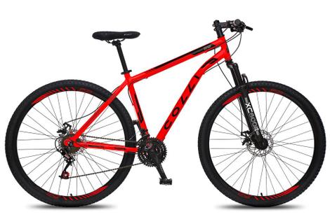 Bicicleta Colli Bike Athenas Disc M Aro 29 Susp. Dianteira 21 Marchas - Vermelho