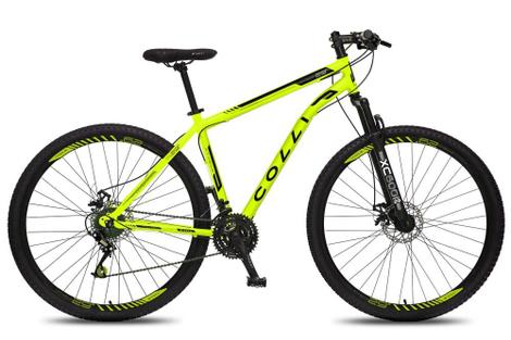 Bicicleta Colli Bike Athenas Disc M Aro 29 Susp. Dianteira 21 Marchas - Amarelo