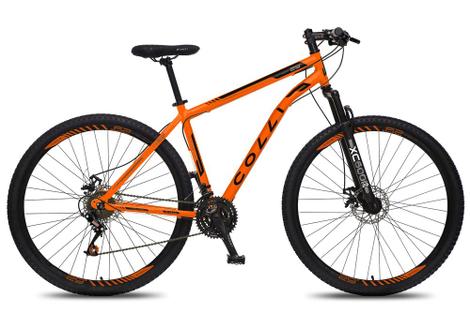 Bicicleta Colli Bike Athenas Disc M Aro 29 Susp. Dianteira 21 Marchas - Laranja