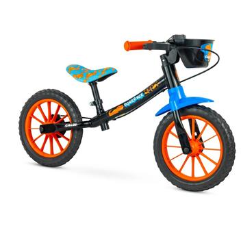 Bicicleta Caloi Balance Power Rex Aro 12 Rígida 1 Marcha - Preto/azul/laranja
