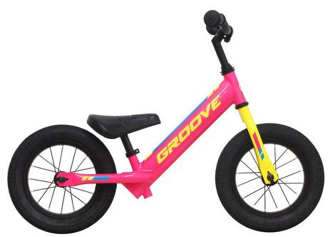 Bicicleta Groove Balance Aro 12 Rígida 1 Marcha - Preto/rosa