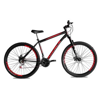 Bicicleta Avance Bike Tropper Disc M Aro 29 Susp. Dianteira 21 Marchas - Preto/vermelho