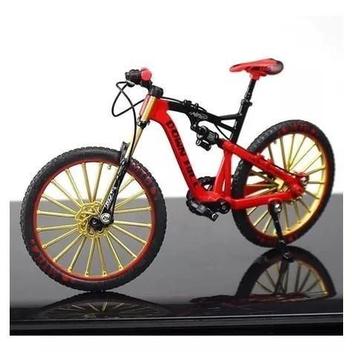 Bicicleta Coleção Miniatura Metal Bike Dobrável Mountain Bike Die