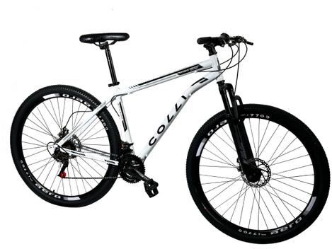 Bicicleta Colli Bike Athenas Disc M Aro 29 Susp. Dianteira 21 Marchas - Branco