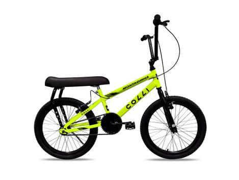 Bicicleta Colli Bike Montadinha Vb Aro 20 Rígida 1 Marcha - Amarelo