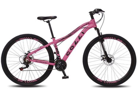 Bicicleta Colli Bike Eudora Disc M Aro 29 Susp. Dianteira 21 Marchas - Rosa