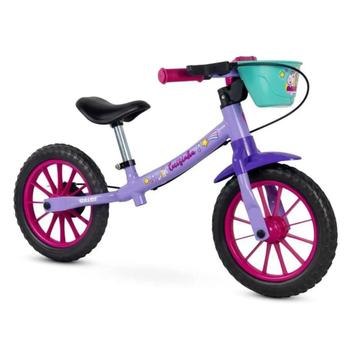Bicicleta Caloi Balance Cecizinha Aro 12 Rígida 1 Marcha - Lilás