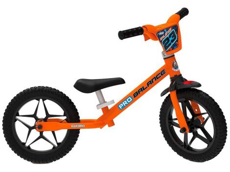 Bicicleta Bandeirante Pro Balance Aro 12 Rígida 1 Marcha - Laranja