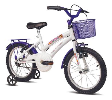 Bicicleta Verden Breeze Vb Aro 16 Rígida 1 Marcha - Branco/lilás