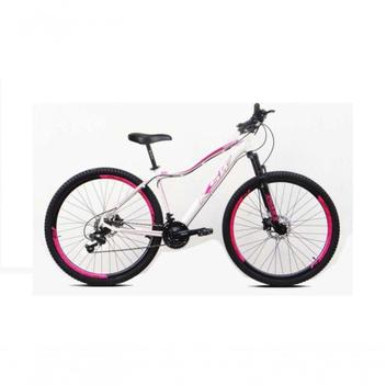 Bicicleta Ksw Mwza Disc M Aro 29 Susp. Dianteira 27 Marchas - Branco/rosa
