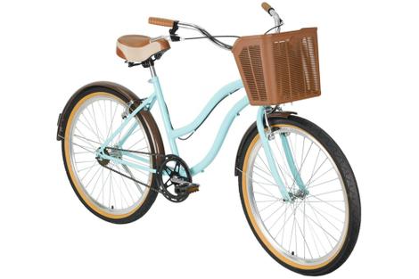 Bicicleta Samy Retrô Aro 26 Rígida 1 Marcha - Azul