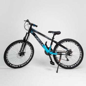 Bicicleta Track&bikes Furioza Aero Disc M Aro 26 Susp. Dianteira 7 Marchas - Preto/azul
