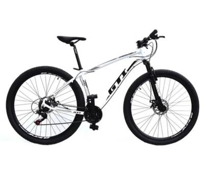 Bicicleta Gti Roma Disc M Aro 29 Susp. Dianteira 21 Marchas - Branco