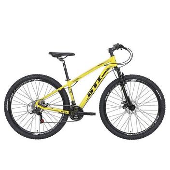Bicicleta Gti T17 Disc H Aro 29 Susp. Dianteira 24 Marchas - Amarelo