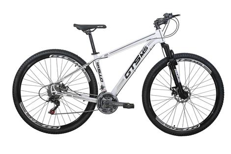 Bicicleta Gts Pro M5 Techs Aro 29 Susp. Dianteira 21 Marchas - Preto/vermelho