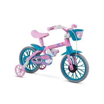 Bicicleta Nathor Charm Aro 12 Rígida 1 Marcha - Azul/rosa