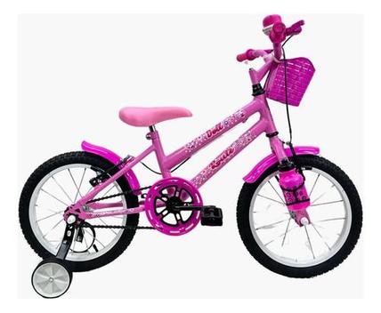 Bicicleta Route Bike Aro 16 Rígida 1 Marcha - Rosa