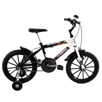 Bicicleta Dalannio Bike Kids Aro 16 Rígida 1 Marcha - Branco/preto