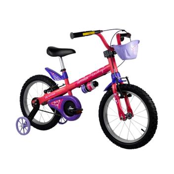 Bicicleta Nathor Lady Vb Aro 16 Rígida 1 Marcha - Rosa/roxo
