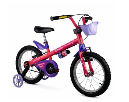 Bicicleta Nathor Lady Vb Aro 16 Rígida 1 Marcha - Vermelho