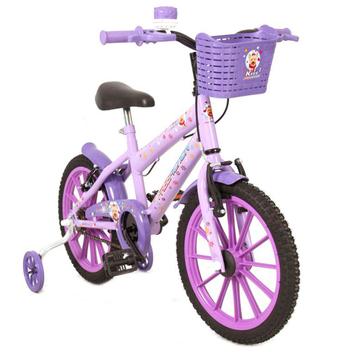 Bicicleta Infantil Free Action Aro 16 Kiss - Rosa