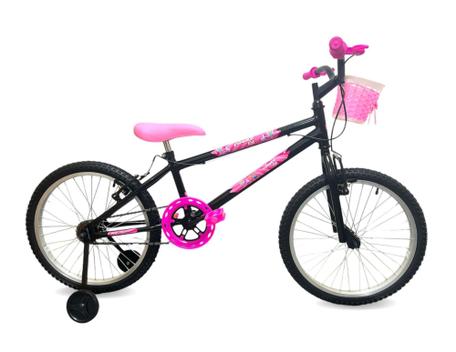 Bicicleta Avance Bike Avance Vb Aro 20 Rígida 1 Marcha - Preto/rosa