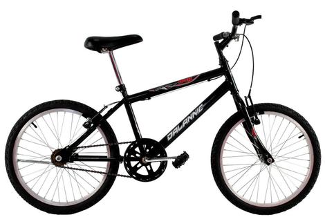 Bicicleta Aro 20 Menino Bmx Cross Grau Masculina 5 6 7 Anos