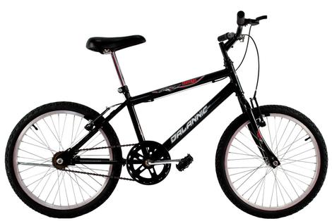 Bicicleta Dalannio Bike Cross Bmx Aro 20 Rígida 1 Marcha - Preto